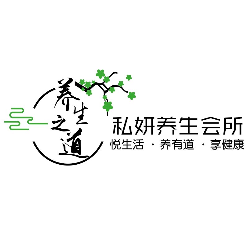 网红养生馆背景墙面装饰画