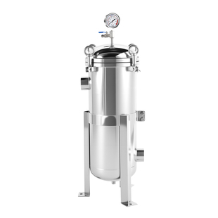 不锈钢布袋式过滤器工业用循环水纺织污水切削液油杂质精密pp滤袋