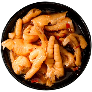 275克/袋酸辣柠檬无骨鸡爪罐装网红去骨柠檬凤爪泡椒脱骨即食卤味