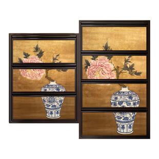 宋式美学鞋柜家用门口超薄极窄收纳柜一体靠墙入户门外走廊翻斗柜