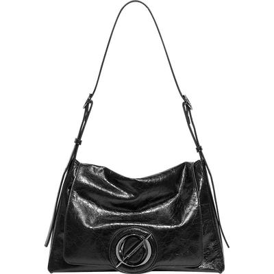 JTB美式复古单肩斜跨包棕色包包