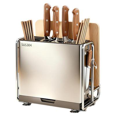 摩登主妇304不锈钢刀具架置物架