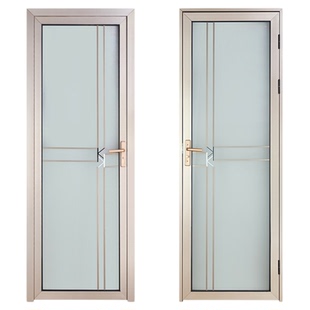 铝合金厕所门卫生间门卫浴门厨房门卫生间玻璃门单门平开门