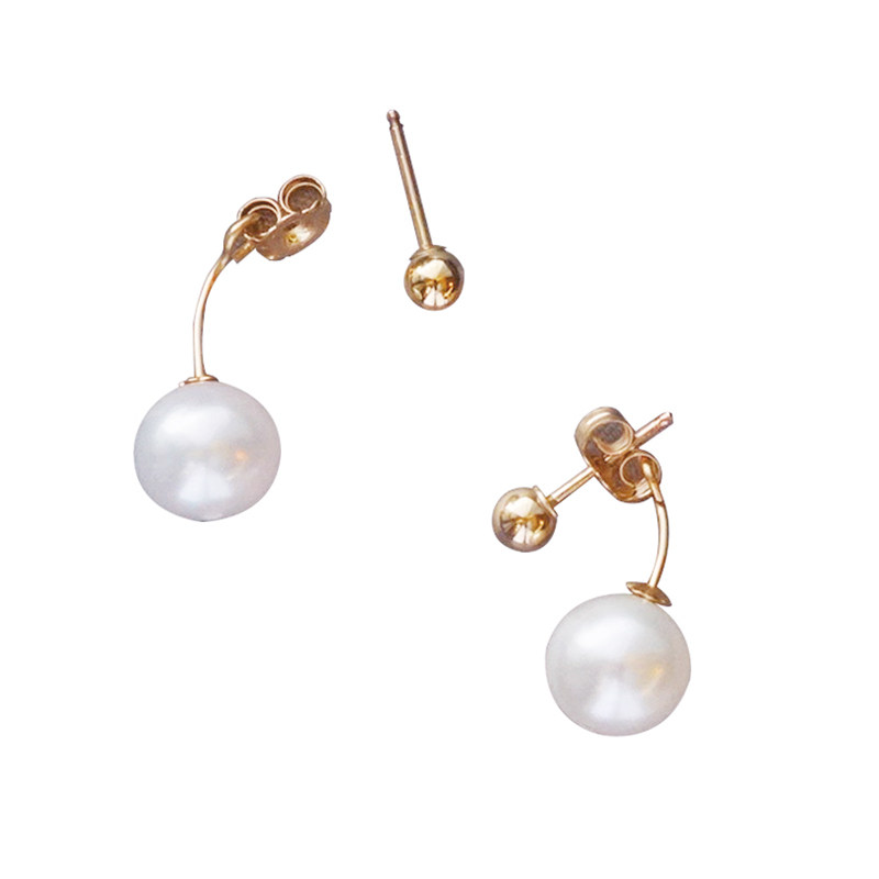 宋慧乔同款简约百搭女珍珠耳钉