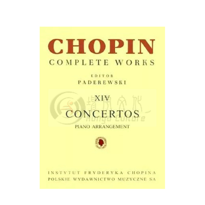 肖邦钢琴协奏曲 两首 卷十四 双钢琴 帕德雷夫斯基版 PWM原版乐谱书 Chopin Piano Concertos version for 2 Pianos PWM3066
