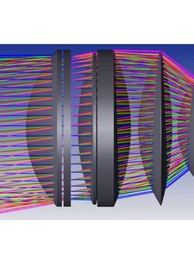 红外导引头四象限探测器光学系统设计 红外 zemax镜头设计