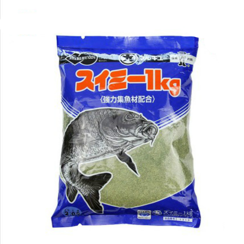 野钓丸九鲤鱼饵料日本进口海藻一公斤装荒食四大金刚黑坑钓鱼竞技