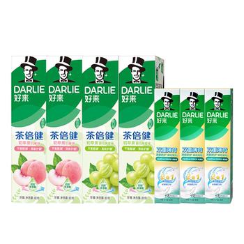 DARLIE好来果茶牙膏7支440g券后27.9元包邮 DARLIE好来果茶牙膏7支440g券后27.9元包邮