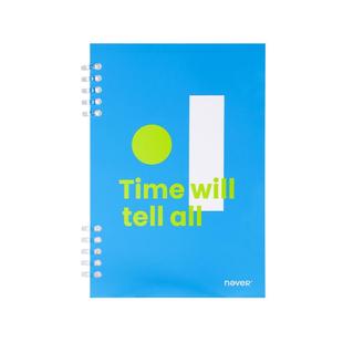 never线圈本多巴胺4色康奈尔空白横线网格笔记本子