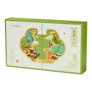 遂昌长粽1800克/300克×6粽6味/遂心龙粽长情富贵组合礼盒