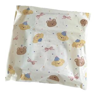 卡通ins风飞机盒打包袋高颜值可爱礼物包装自封袋礼品袋防水快递