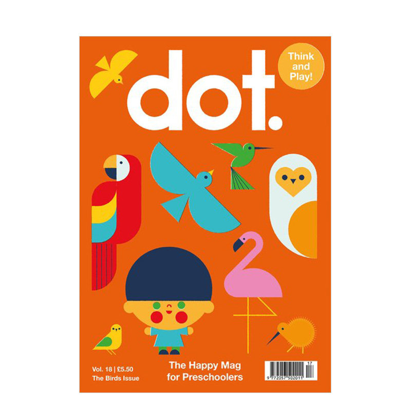 【订阅】 DOT 儿童教育手工diy杂志 英国英文版 年订4期 J046 善本图书