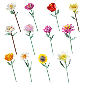 费米积木花束永生花拼装积木