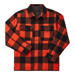 现货Filson美式Mackinaw男士格纹保暖重磅麦基诺羊毛巡洋舰外套