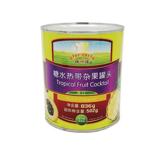 棒师傅热带杂果糖水罐头菠萝椰果商用菲律宾进口面包蛋糕夹层黄桃