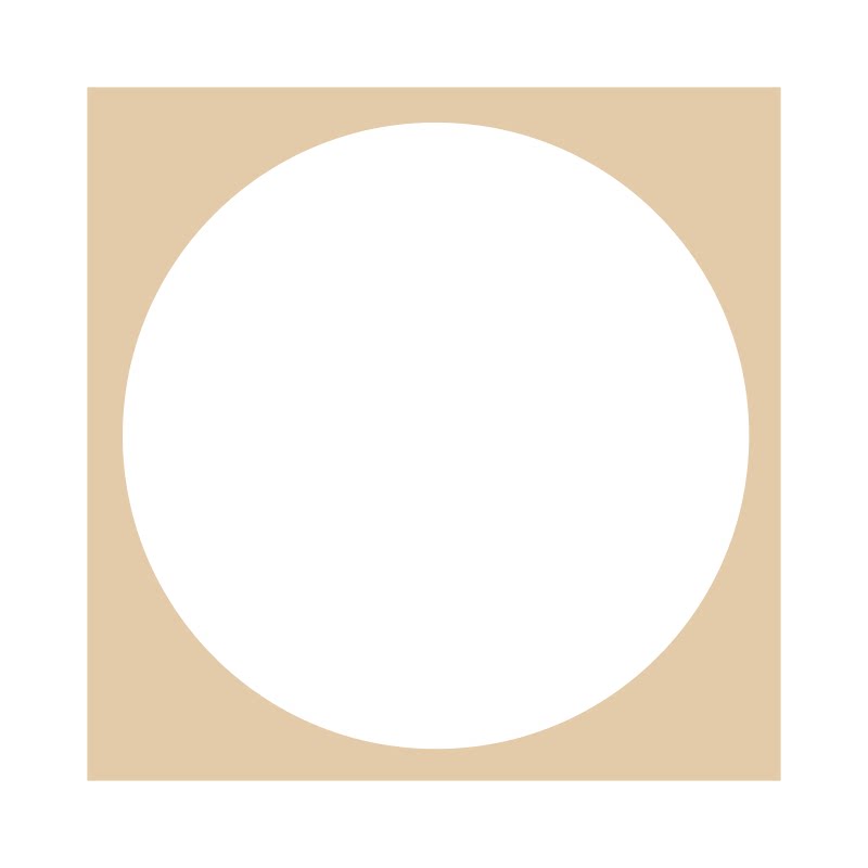 国画卡纸加厚生性熟性卡纸书法作品纸内圆外方空白半生半熟工笔画国画书法专用纸儿童水彩画练习用纸圆形方形