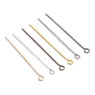 200根9字针串珠针圆头T针手工diy自制发簪珍珠耳饰品基础材料配件