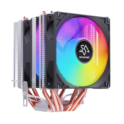 冰曼6热管CPU散热器双塔风冷