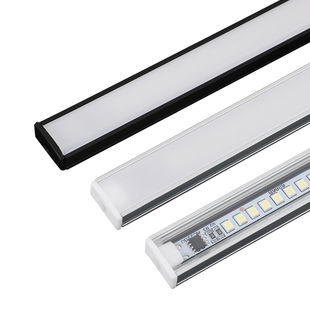 定制LED12V橱柜线条灯带24V2835高亮超薄展柜货架U型硬长条灯管