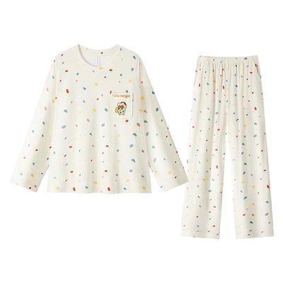 BE蜡笔小新多巴胺海岛绒睡衣女冬