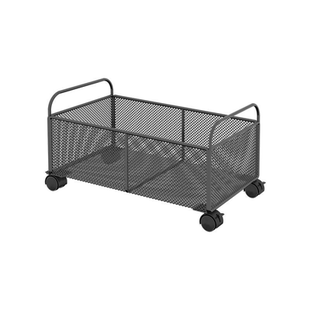 桌下书包置物架学生落地可移动小推车书架书本零食教室收纳架