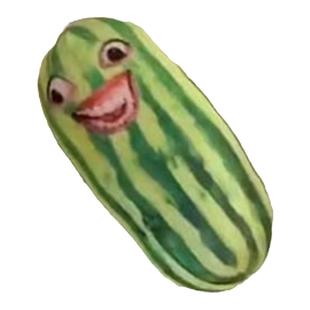 西瓜条家人们谁懂啊语音发声下头男女玩偶挂件钥匙扣搞怪黄瓜玩具