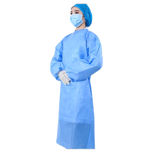 医用SMS防护服分体式隔离衣防疫服反穿褂式一次性无菌手术衣独立