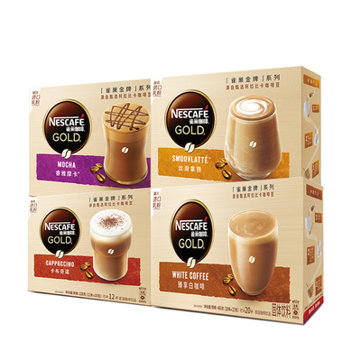 雀巢金牌馆藏白咖啡卡布奇诺