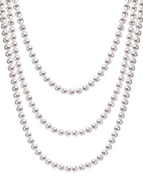 澳白珍珠项链耳钉旗袍新中式