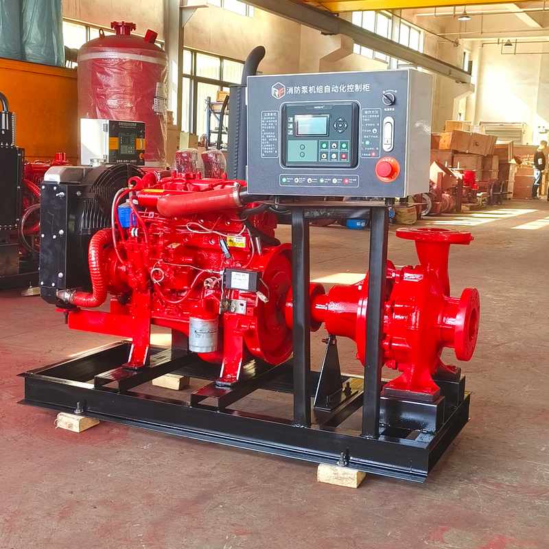 消防水泵xbc柴油机消防泵组厂家消火栓增压稳压成套设备喷淋水泵