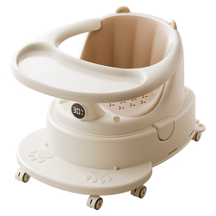 雅亲宝宝餐椅家用吃饭餐桌椅子婴儿专用学坐椅儿童防滑座椅溜溜车