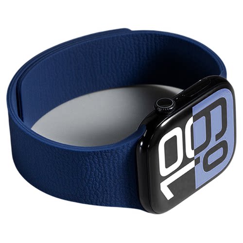 匠戴适用苹果S11手表iwatchs10表带磁吸applewatchS9硅胶S8新款ultra男士SE运动3高级S7男6透气女款3秋冬腕带