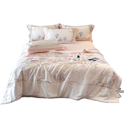 夏季100%莱赛尔天丝夏凉被四件套