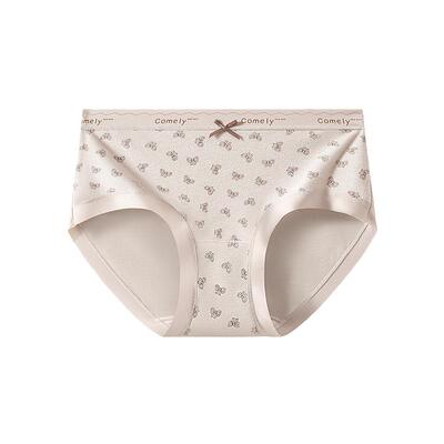 莫妮朵印花三角内裤全棉裆