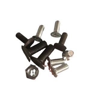 200莲湖250型磨粉机螺丝磨浆机配件紧固件磨片螺栓方平头圆头螺母