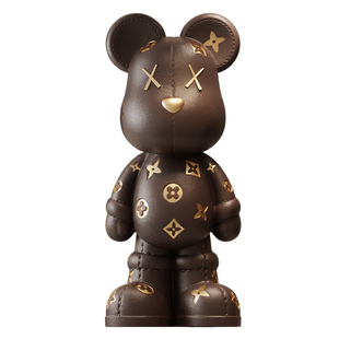 暴力熊客厅摆件大号大型落地电视柜装饰品轻奢高档公仔乔迁礼物