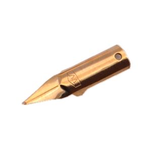 特细三角尖铱金笔尖可通用英雄烂笔头696永生530罗氏380a金属钢笔