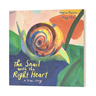 精装 英文原版 The Snail with the Right Heart 心地善良的蜗牛 儿童哲学启蒙绘本 英文版 进口英语原版书籍