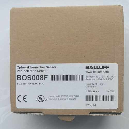 议价巴鲁夫BALLUFF光电感测器BOS 26K-PA-1LHC-S4-C 全新原装正品