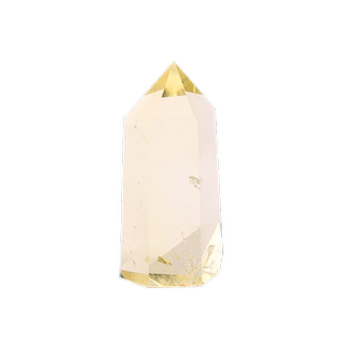 天然黄水晶柱六棱柱长形方形长条形水晶柱居家店铺公司摆件黄色