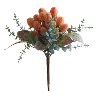 班克木把束仿真花假花轻奢花艺摆件客厅餐桌桌面装饰花束玄关摆设