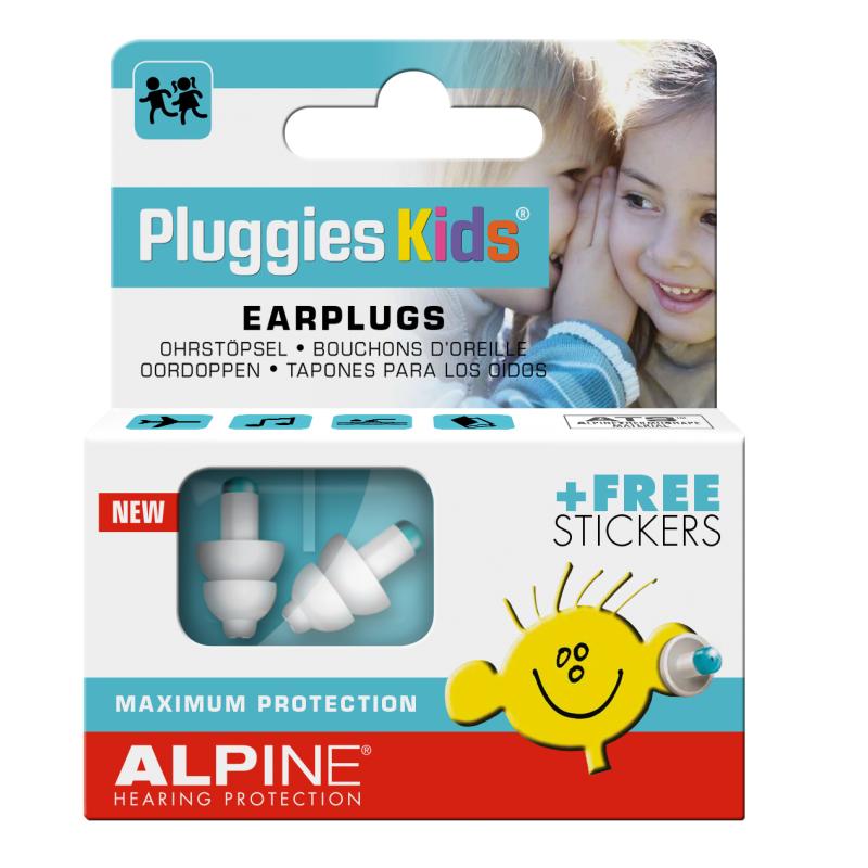 pluggies kids專業(yè)兒童耳塞小孩防噪音游泳洗澡防水打鼓樂(lè)器耳塞