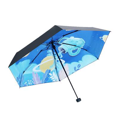 红叶五折太阳伞晴雨两用2023新款