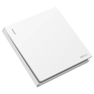 国际电工白色一开双控双开单开双联墙壁家用电灯开关暗装插座面板