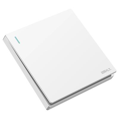 国际电工白色一开双控开关