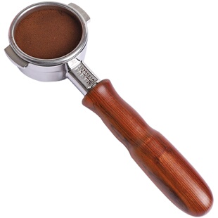 EP无底咖啡手柄lamarzocco半自动咖啡机把手红酸枝专用58mm粉碗