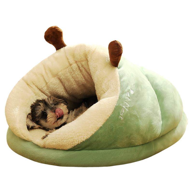 狗窝冬季保暖小型犬安全感拖鞋窝