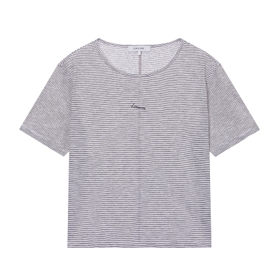 loeuvre条纹短袖T恤夏季新品