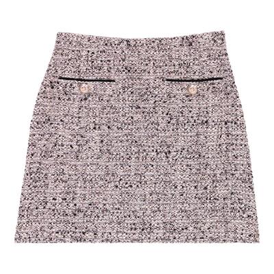 Maje混色花呢半身裙短裙