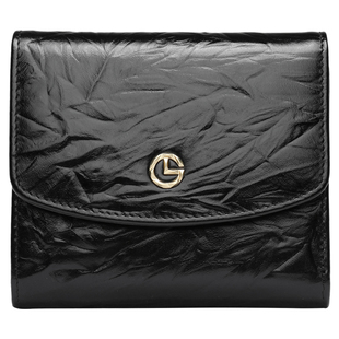 金利来女士真皮短款钱包2026新款潮流百搭牛皮零钱包多卡位钱夹潮